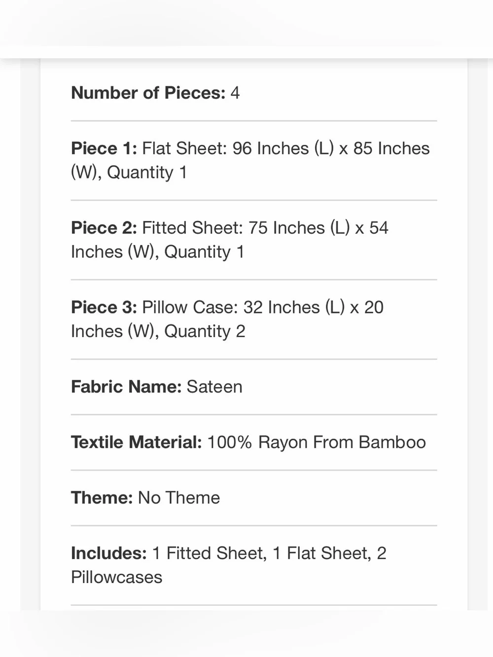 Casaluna Bamboo Sheet Set